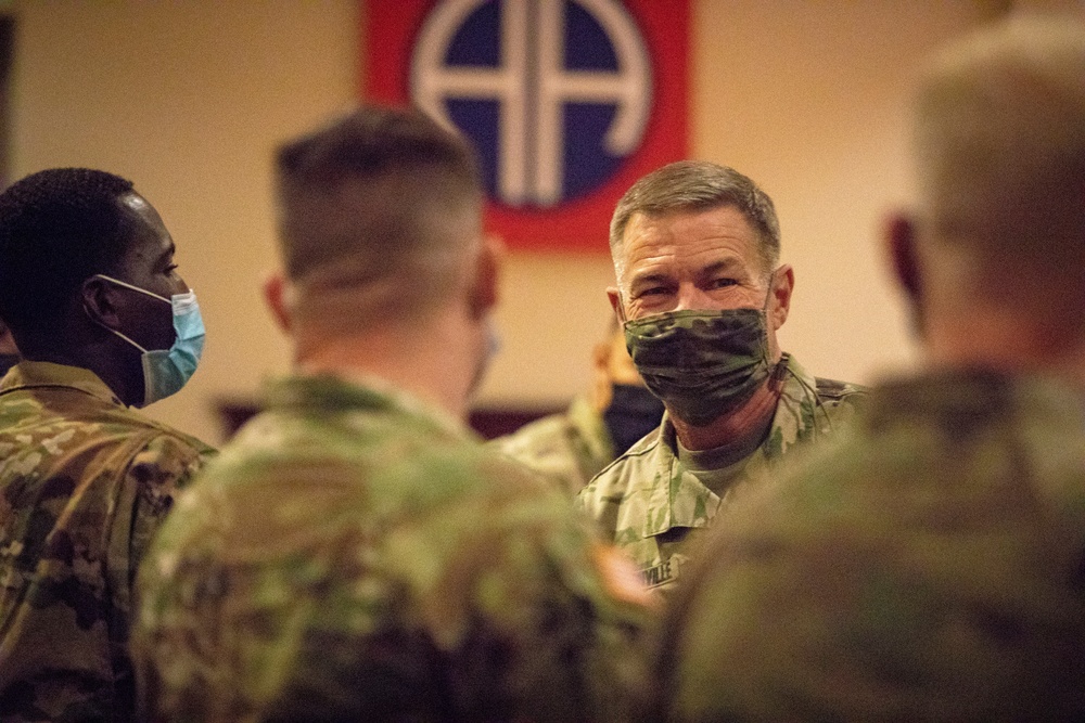 Chief of Staff of the Army visits the 82nd Airborne