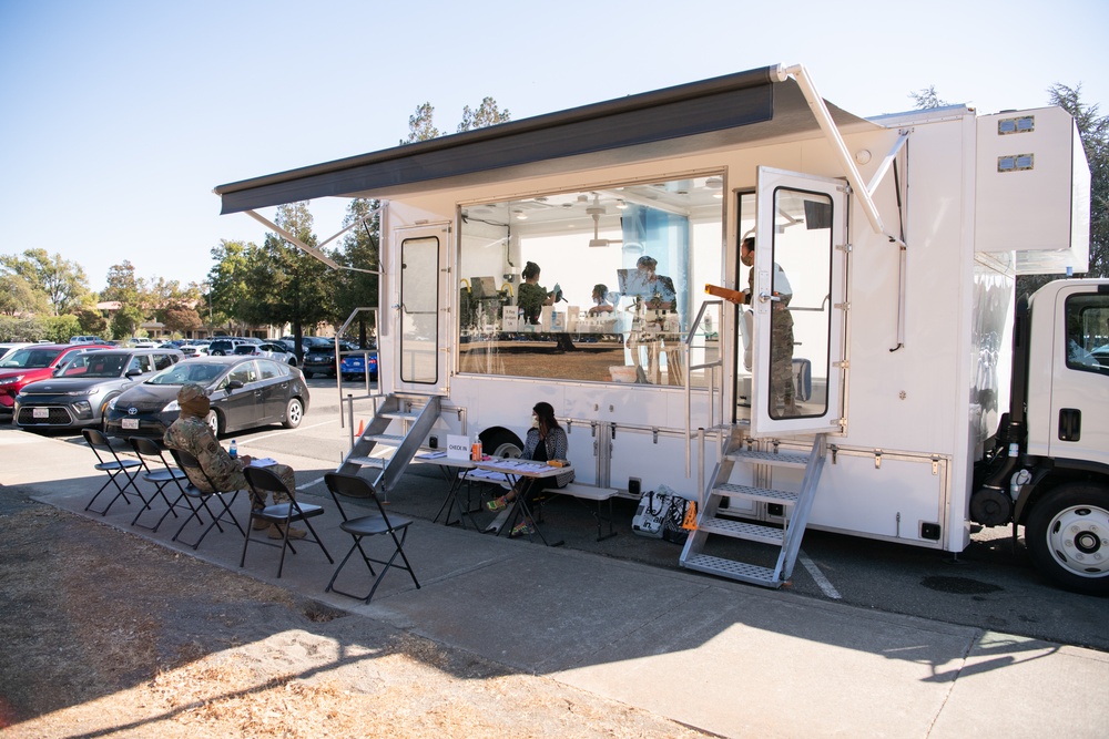 349th MDS dentist brings her private practice mobile dental clinic to Travis AFB