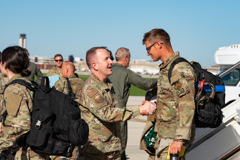 128th Air Refueling Wing Airmen Return From Deployment