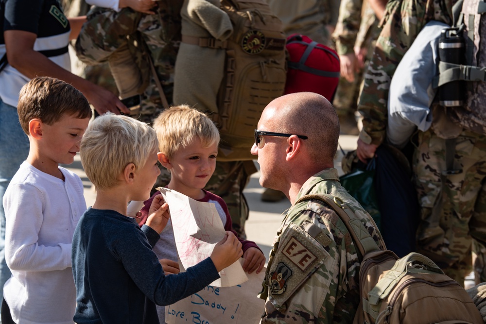 128th Air Refueling Wing Airmen Return From Deployment