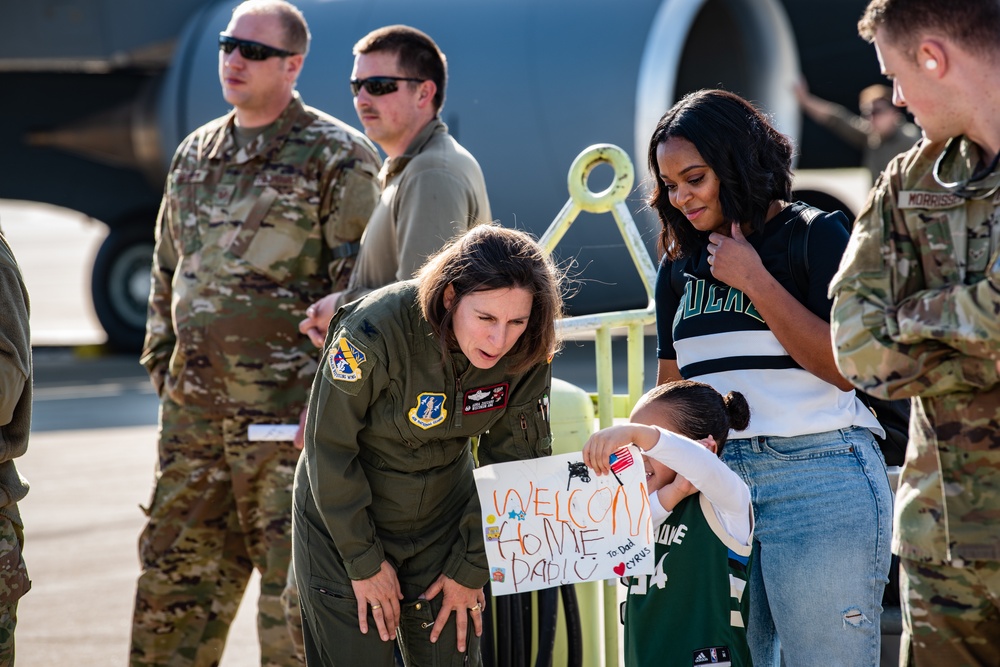 128th Air Refueling Wing Airmen Return From Deployment