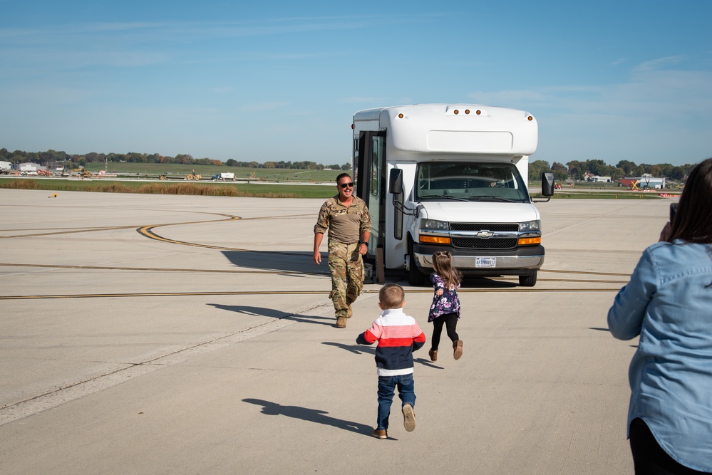 128th Air Refueling Wing Airmen Return From Deployment