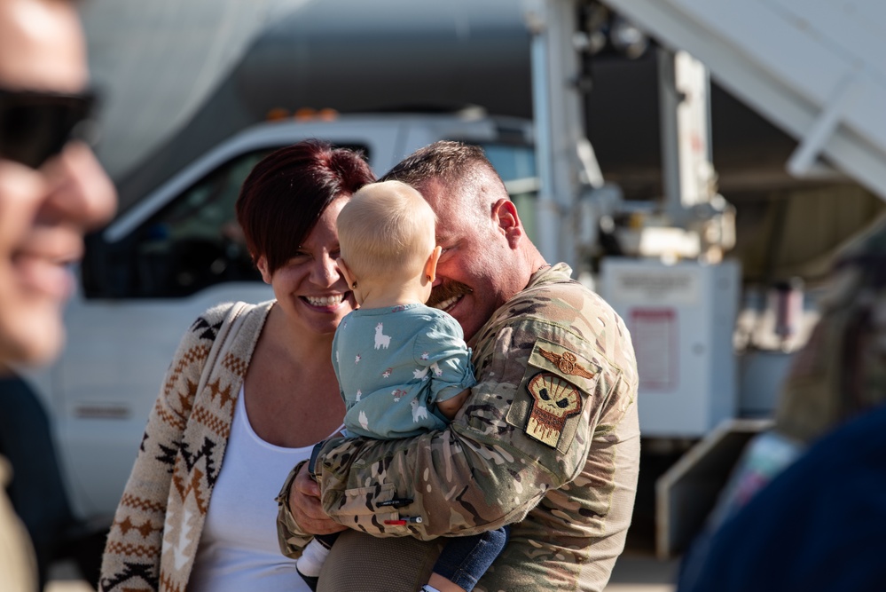 128th Air Refueling Wing Airmen Return From Deployment