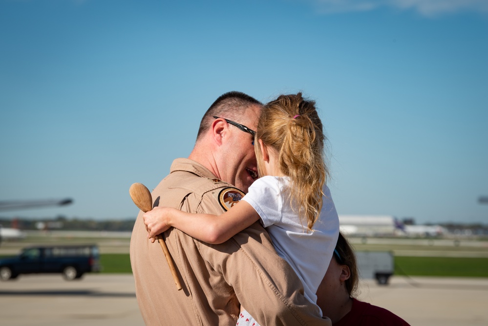 128th Air Refueling Wing Airmen Return From Deployment