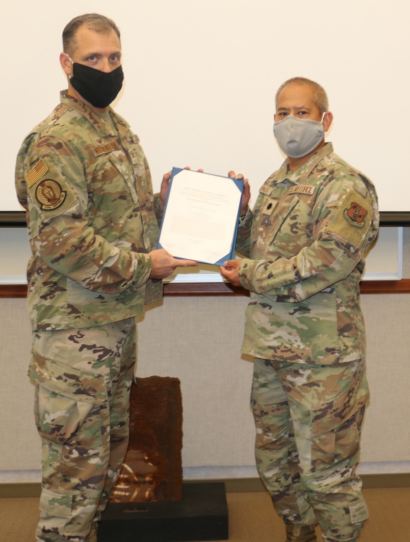 Vernales receives Meritorious Service Medal