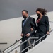 Vice President Harris lands at Nellis AFB to speak at Lake Mead