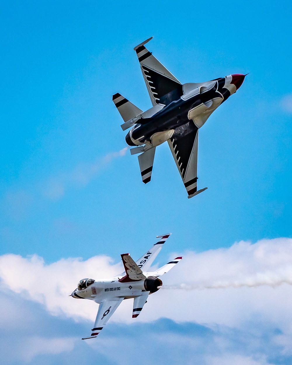 Thunderbirds perform at the 2021 Orlando Air &amp; Space Show