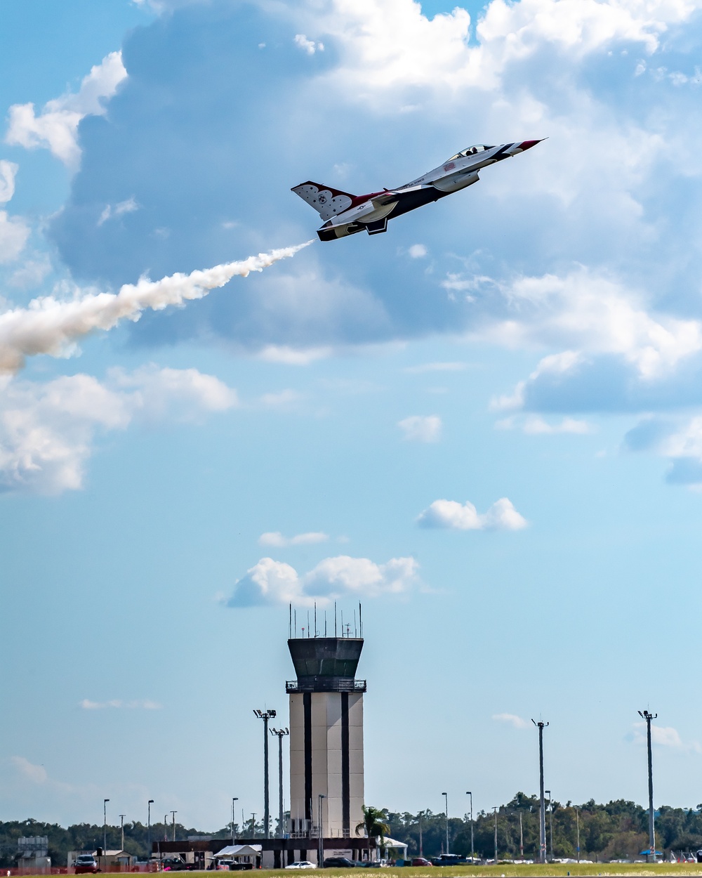 Thunderbirds perform at the 2021 Orlando Air &amp; Space Show