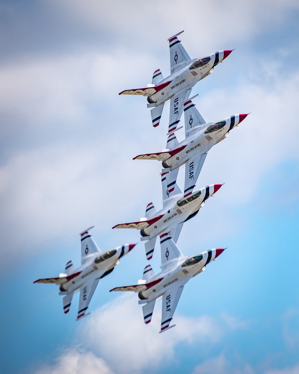 Thunderbirds perform at the 2021 Orlando Air &amp; Space Show