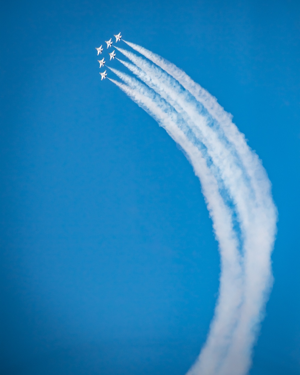 Thunderbirds perform at the 2021 Orlando Air &amp; Space Show