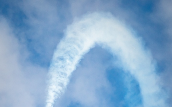 Thunderbirds perform at the 2021 Orlando Air &amp; Space Show