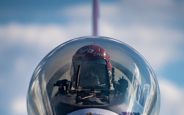 Thunderbirds perform at the 2021 Orlando Air &amp; Space Show