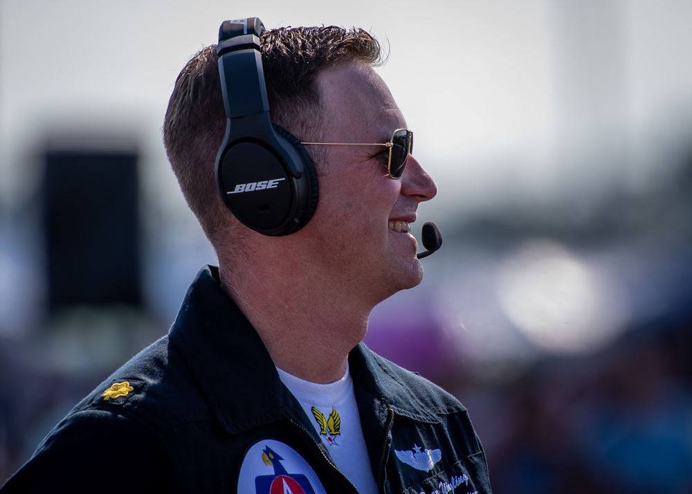 Thunderbirds perform at the 2021 Orlando Air &amp; Space Show