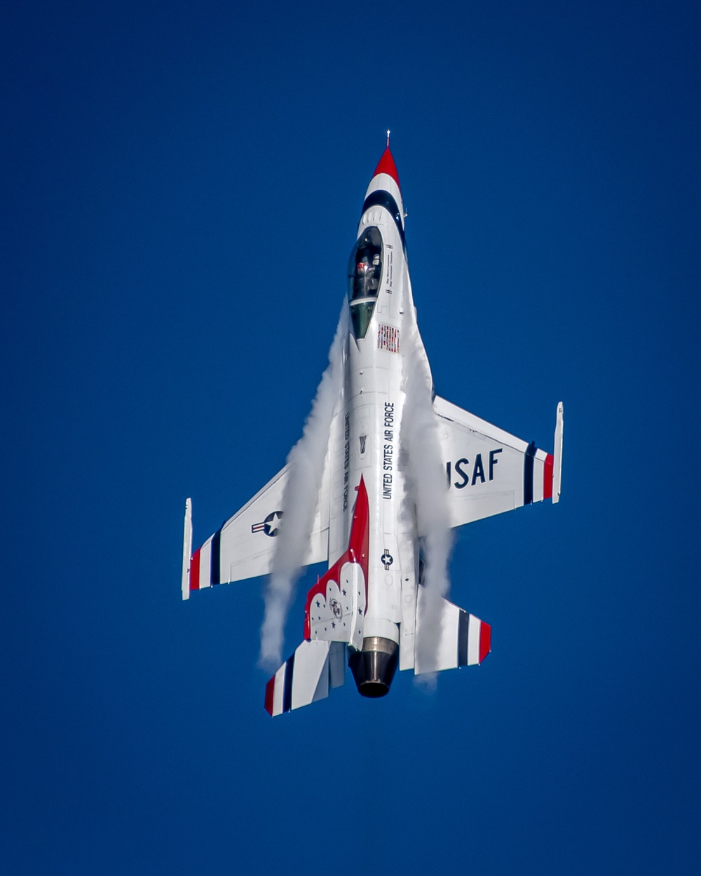 Thunderbirds perform at the 2021 Orlando Air &amp; Space Show
