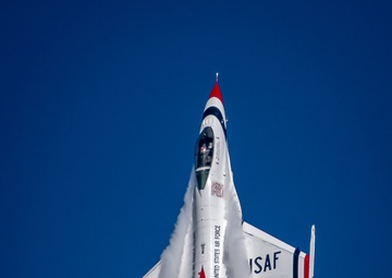 Thunderbirds perform at the 2021 Orlando Air &amp; Space Show