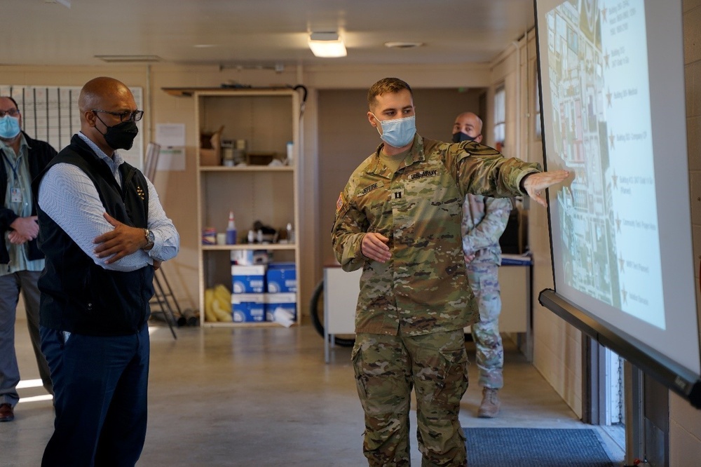 Task Force Atterbury - The Adjutant General, Indiana Department of Workforce Development visit