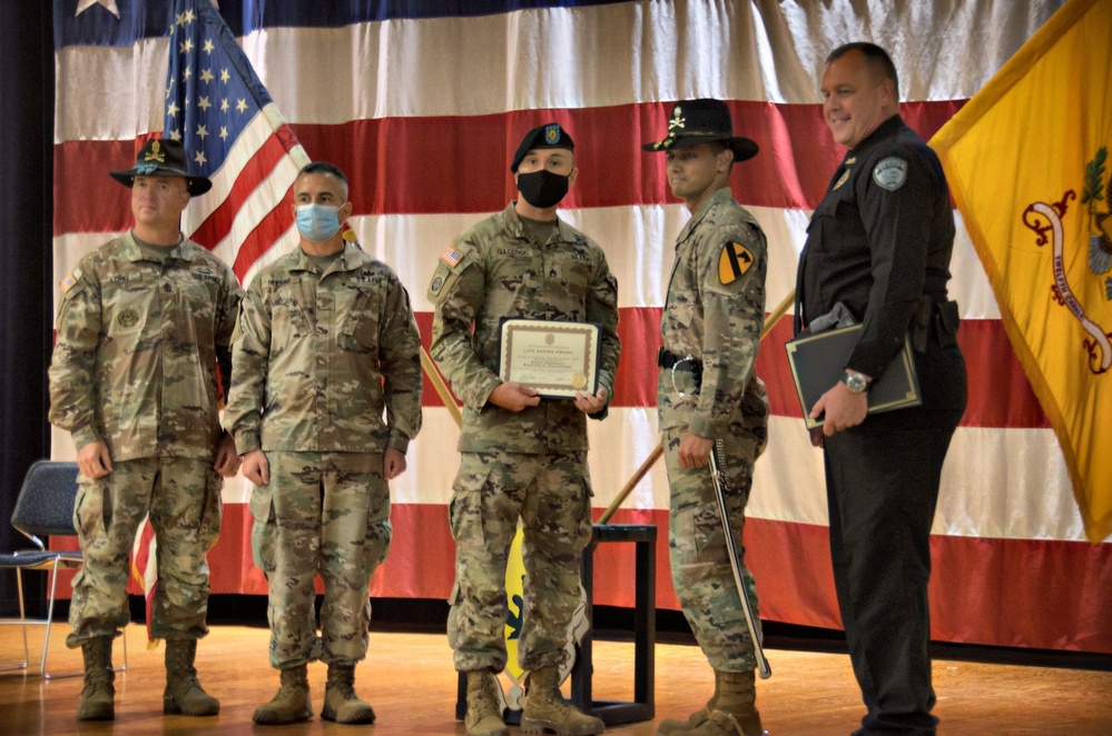 Three Fort Hood Soldiers receive the Life Saving Award