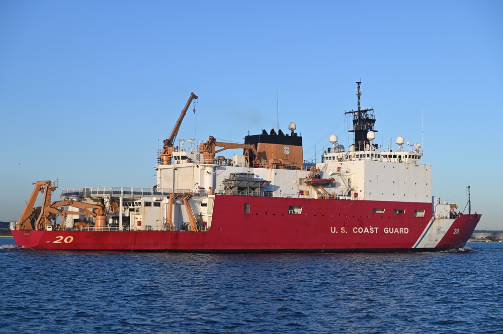 Coast Guard Cutter Healy arrives in Baltimore