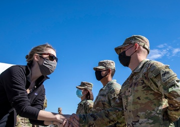 Heather C. King visit Fort Bliss’ Doña Ana Range Complex