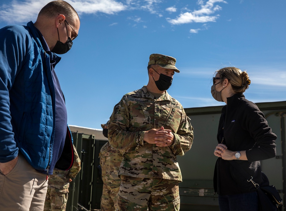 Heather C. King visit Fort Bliss’ Doña Ana Range Complex