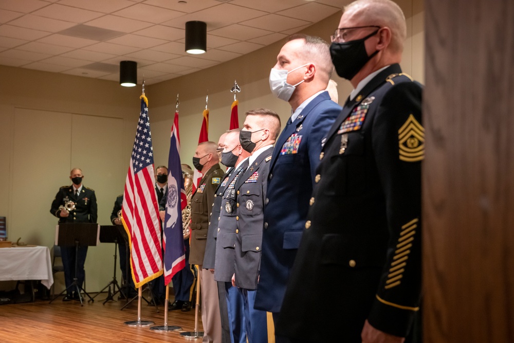Command Sgt. Maj. Harold Pafford retires from the Wyoming Army National Guard after 35 years