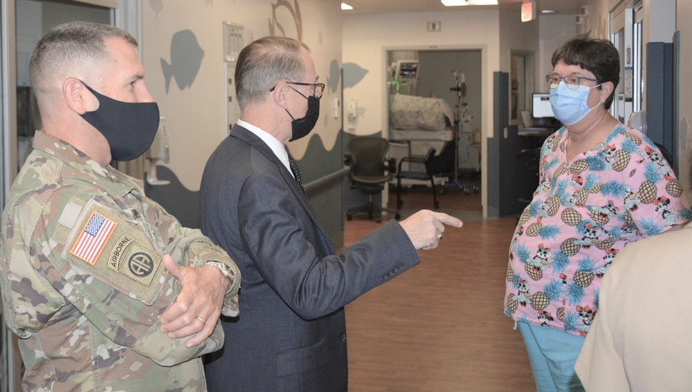 Defense Health Agency Assistant Director Dr. Brian Lein visits Tripler Army Medical Center