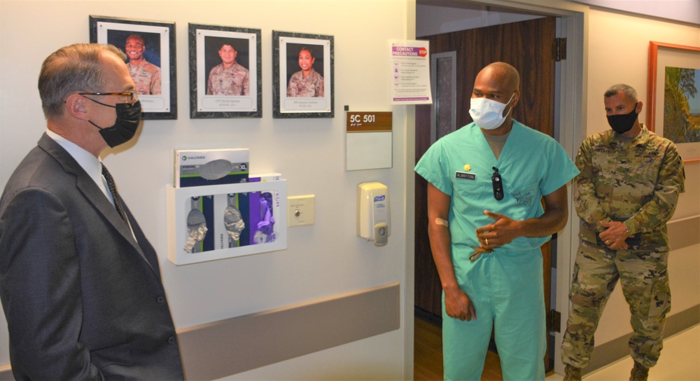 Defense Health Agency Assistant Director Dr. Brian Lein visits Tripler Army Medical Center