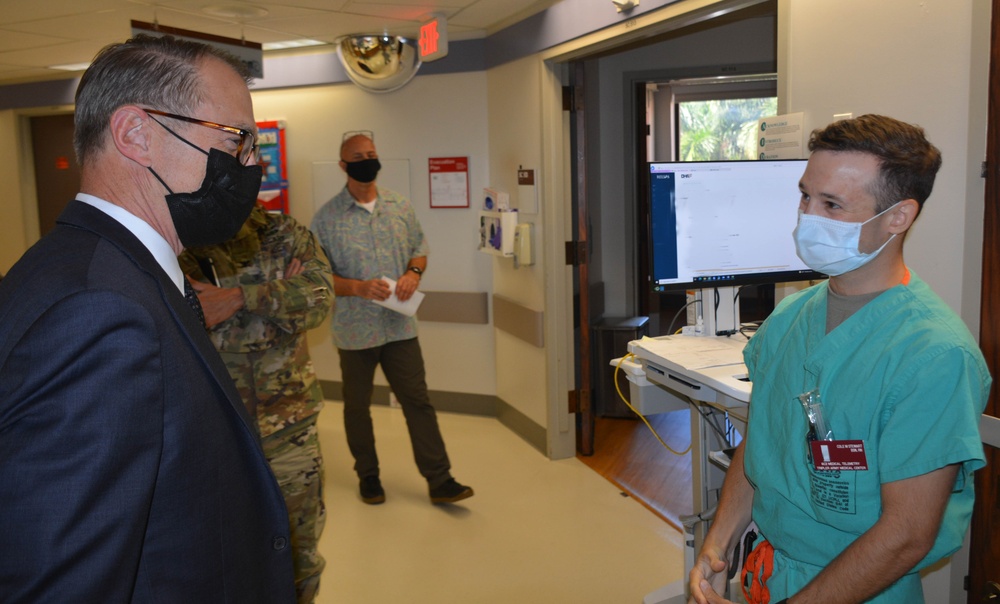 Defense Health Agency Assistant Director Dr. Brian Lein visits Tripler Army Medical Center