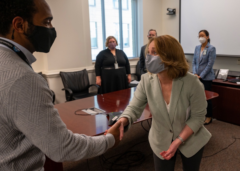 Deputy Secretary of Defense Hicks Visits Comptroller Afghanistan / CR Team