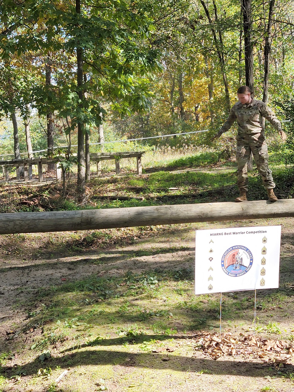 Michigan Soldiers compete in Best Warrior Competition