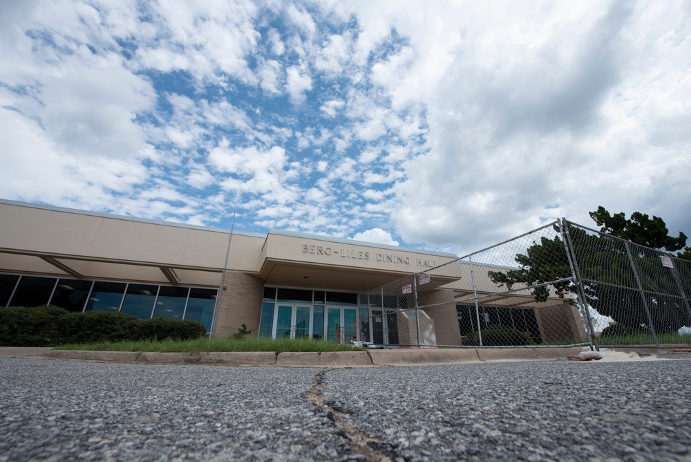 Renovations underway at Tyndall’s dining facility