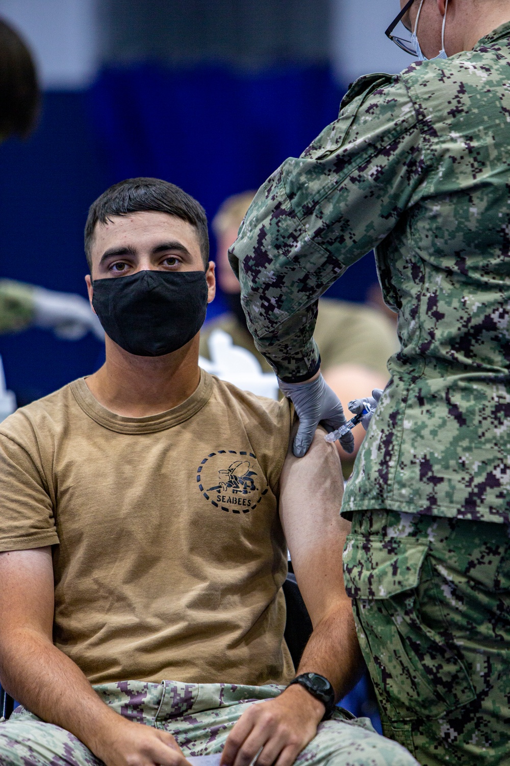 Exercise Active Shield 2021: service members receive annual flu vaccination