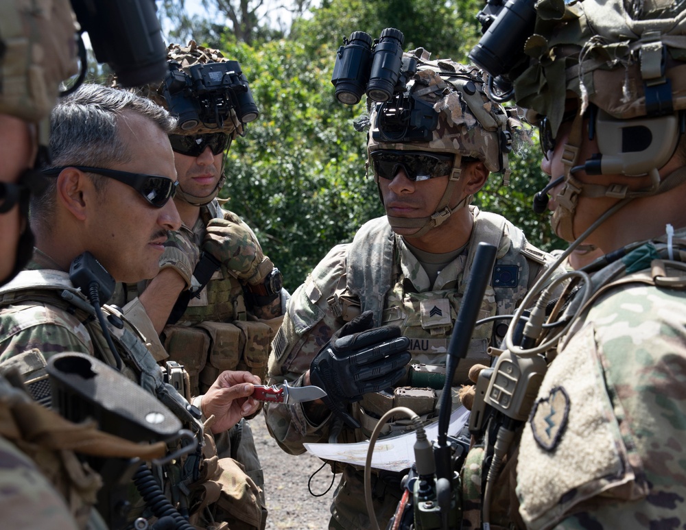 25th ID Soldiers prepare for convoy movement during JPMRC rotation 22-01