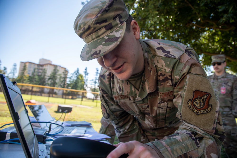 Comm Flyaway kit ensures Yokota readiness during SRI