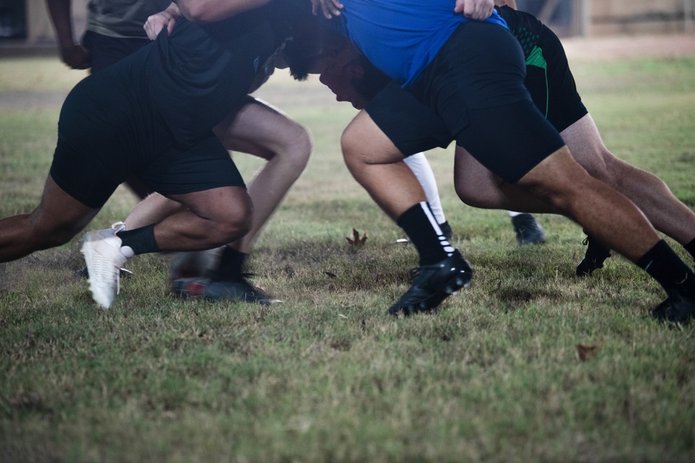 Incirlik rugby team practices fundamentals and prepares for future tournaments