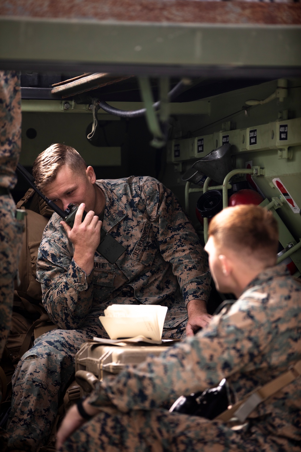 Lethality Practiced: 3d Light Armored Reconnaissance Battalion Marines conduct Mobile User Objective System during Exercise Iron Sky