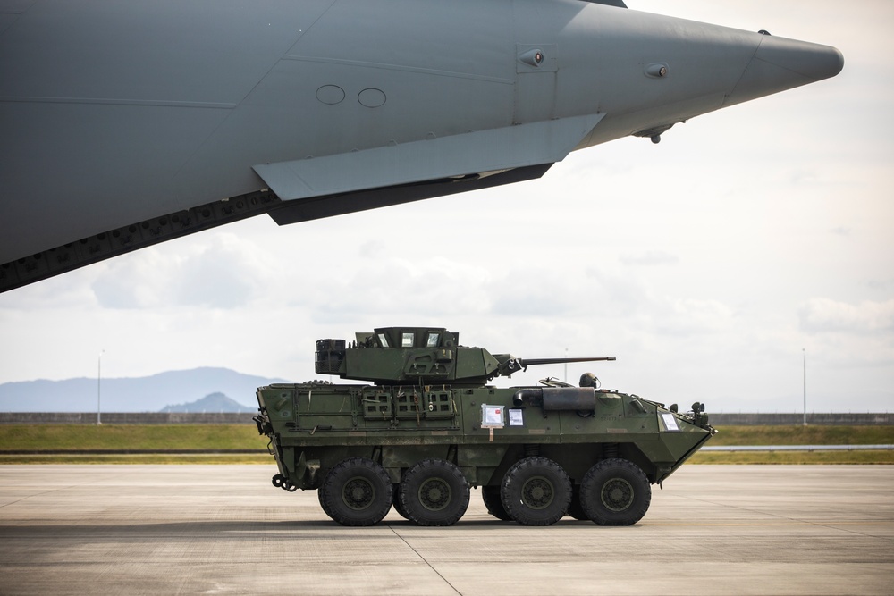 Lethality Practiced: 3d Light Armored Reconnaissance Battalion Marines conduct Mobile User Objective System during Exercise Iron Sky