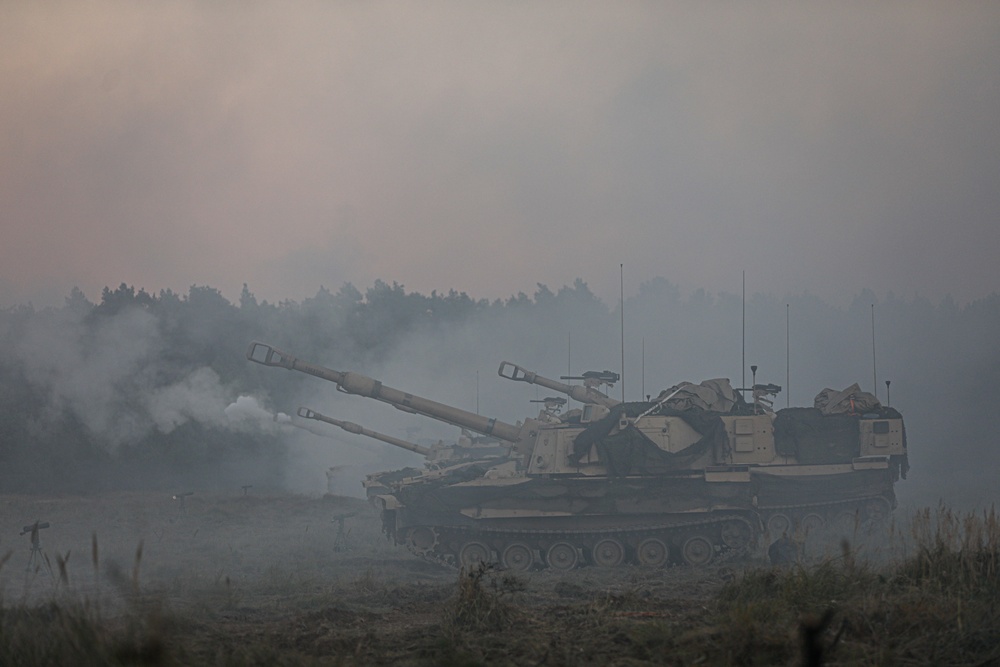 1st Battalion, 5th Field Artillery Regiment Conducts Artillery Table XVIII