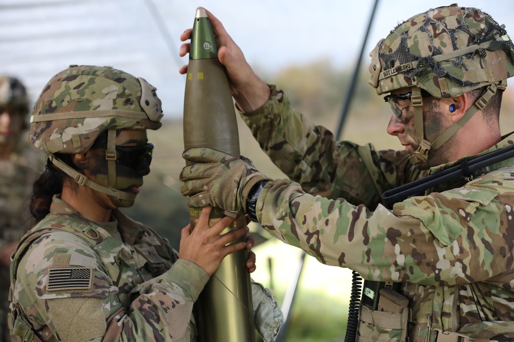 Artillerymen across Grafenwoehr certify the King of the Heard