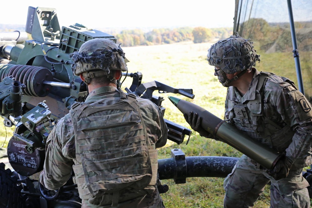 Artillerymen across Grafenwoehr certify the King of the Heard