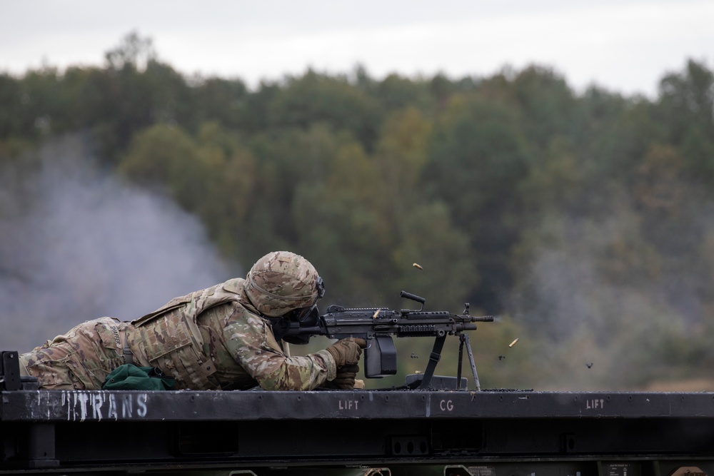 101 BSB, 1ID Conducts Live-Fire Exercise