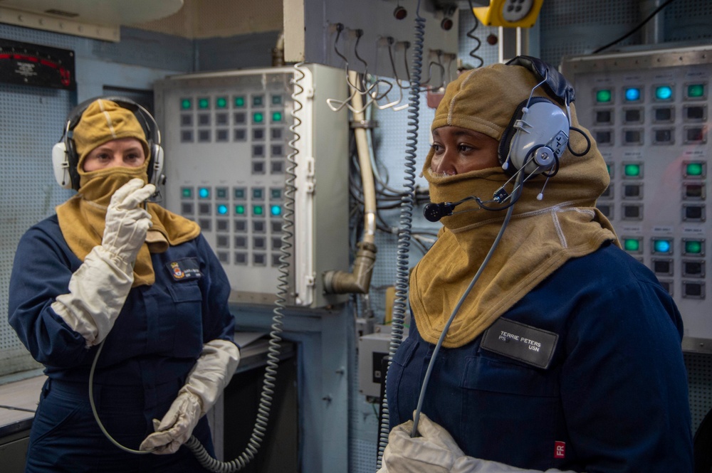 General Quarters Drill Aboard USS Gonzalez