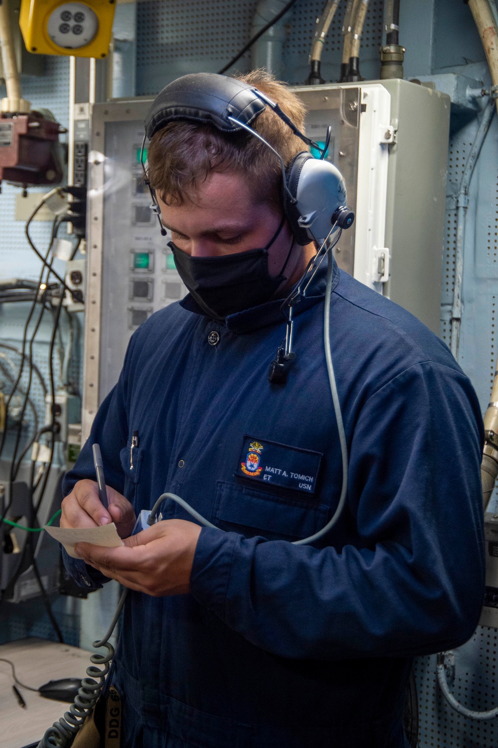 General Quarters Drill Aboard USS Gonzalez