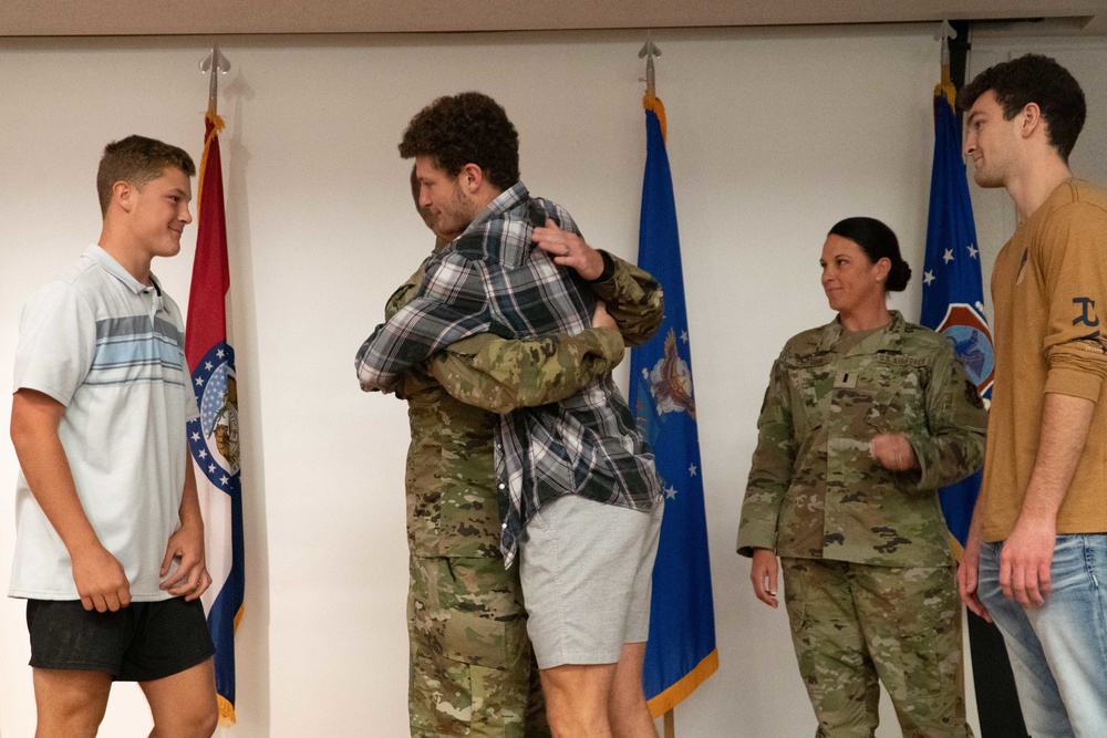 Chief Master Sgt. Brian Coleman’s promotion ceremony