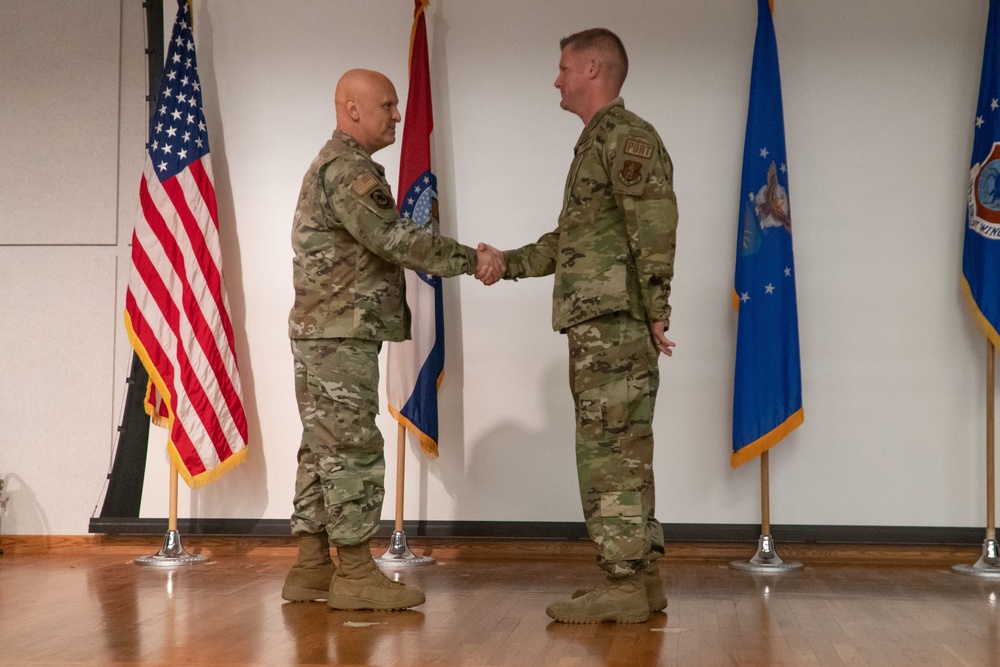 Chief Master Sgt. Brian Coleman’s promotion ceremony