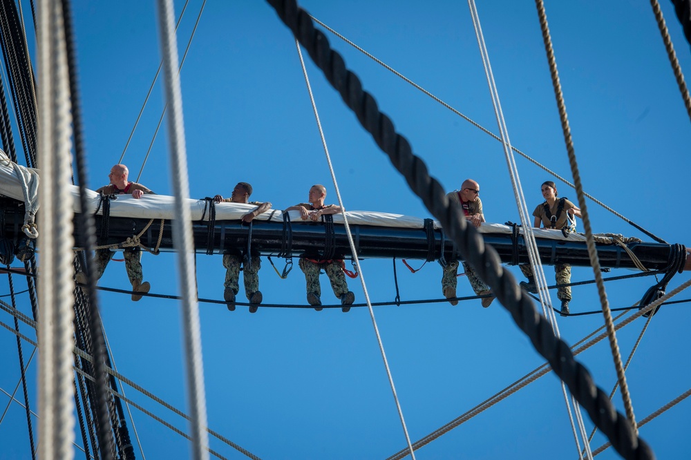 USS Constitution hosts Chief Petty Officer Heritage Weeks