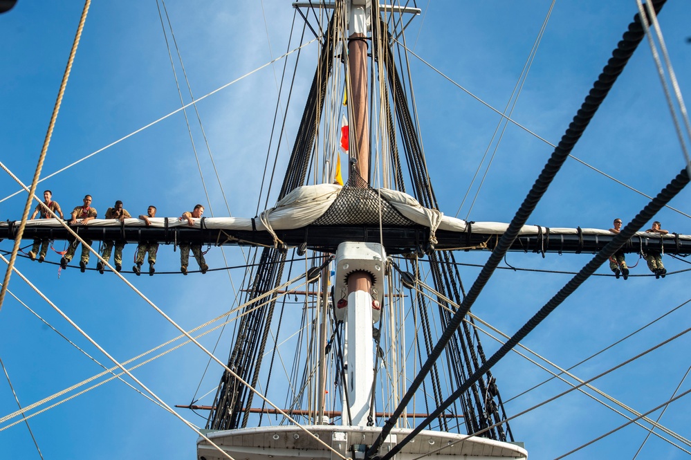 USS Constitution hosts Chief Petty Officer Heritage Weeks