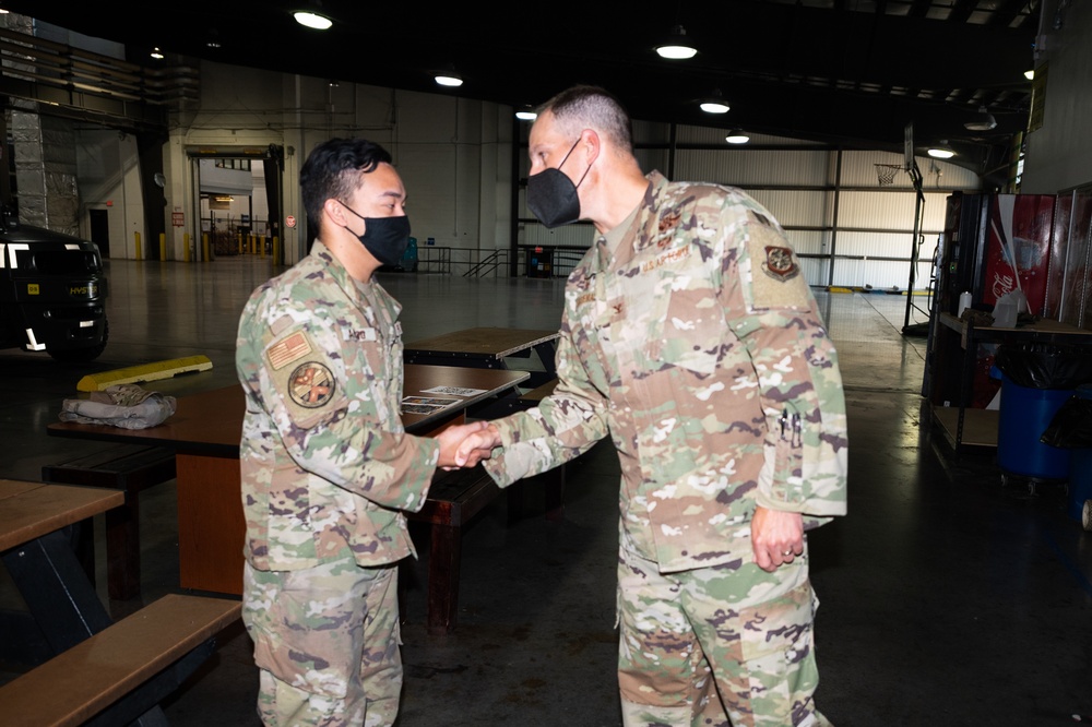 436th Airlift Wing leadership recognizes this week’s Top Performer
