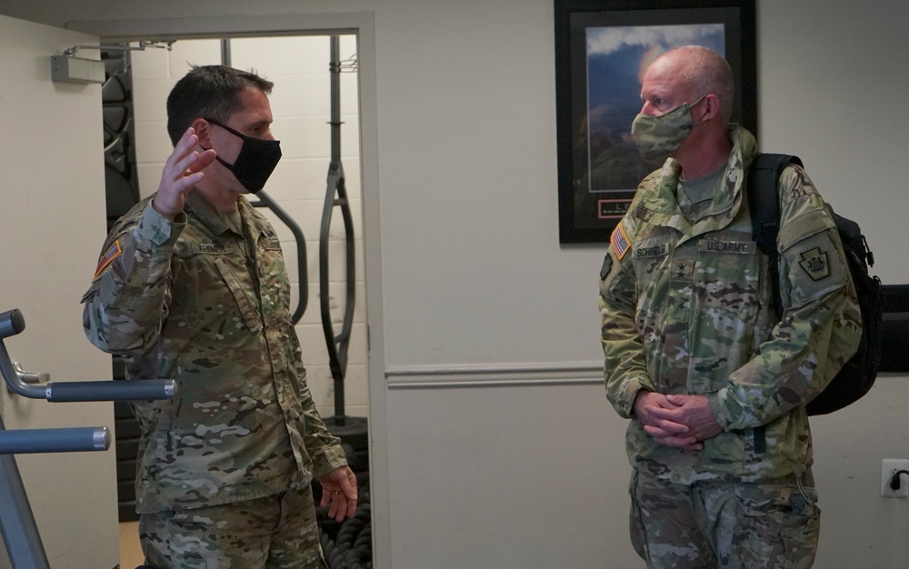 Adjutant General visits Soldiers recovering at Soldier Recovery Unit