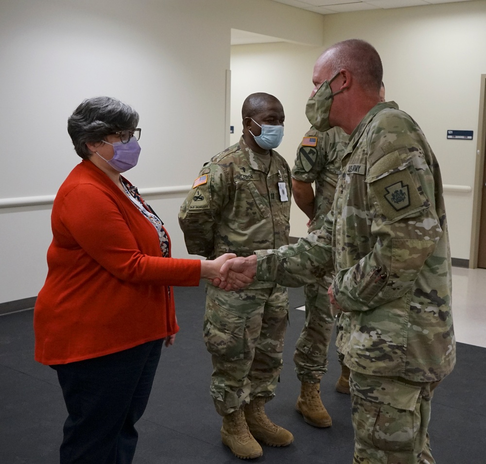 Adjutant General visits Soldiers recovering at Soldier Recovery Unit